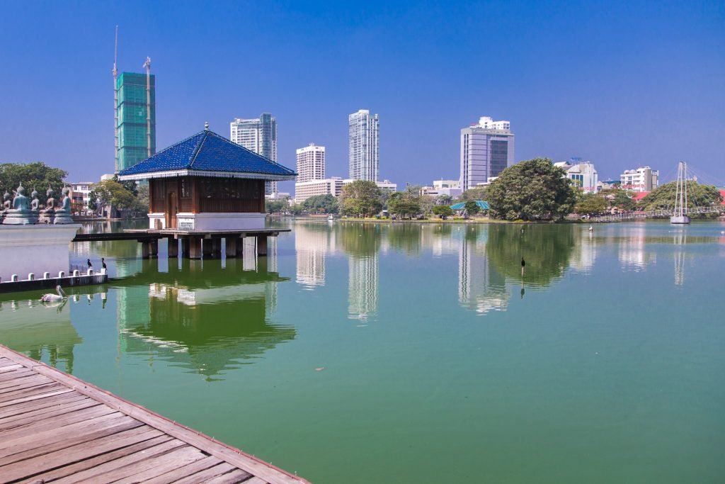 Gangaramaya Temple in Colombo, Sri Lanka